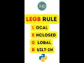 LEGB Rule In Python