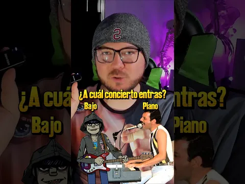 Solo puedes entrar a un concierto! Bajo 🎸 vs. Piano 🎹 #entretenimiento #curiosidades #musica