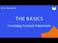 Creating Custom Functions in R Write Your Own Functions