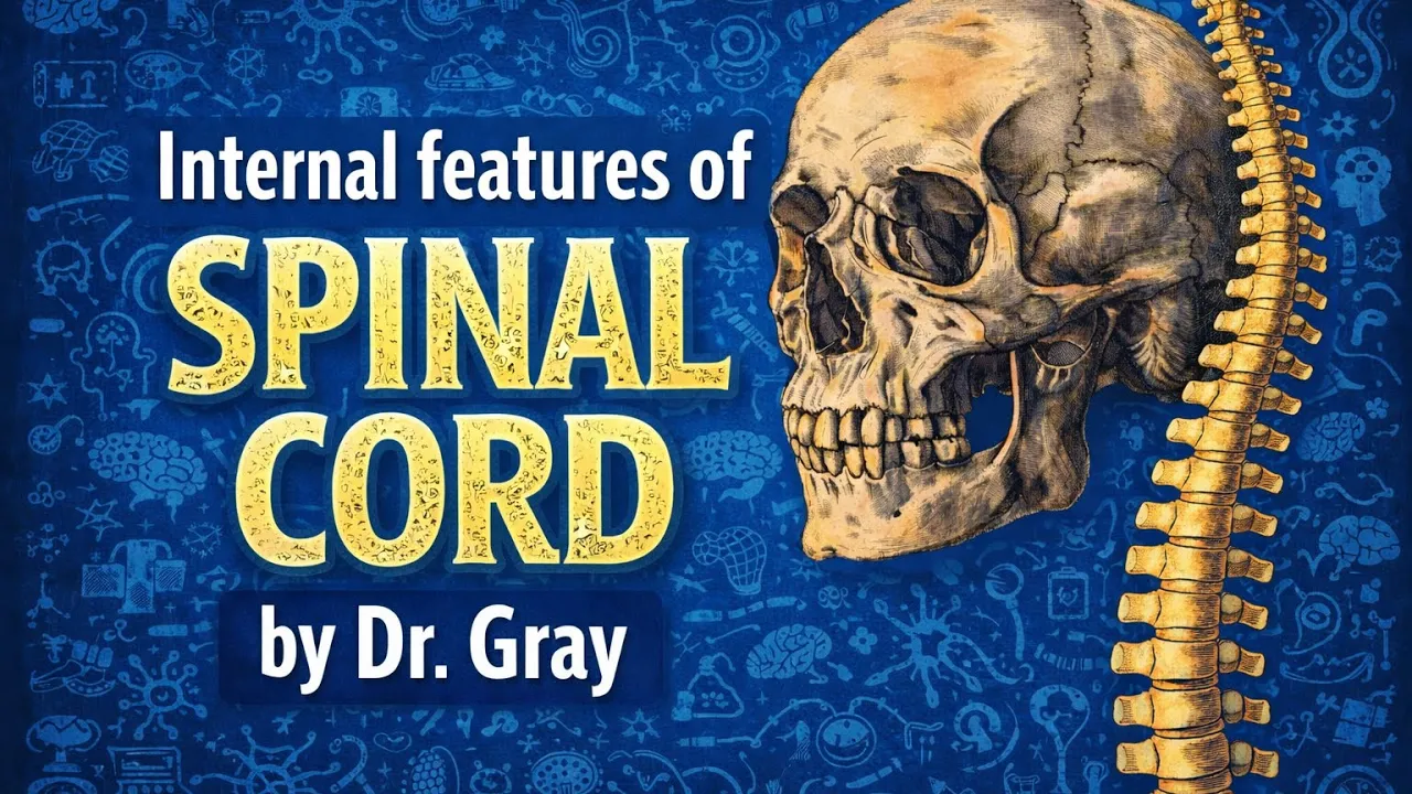 Internal features of spinal cord