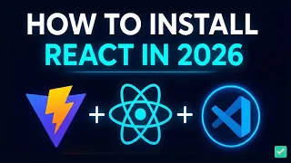 How to Install React js in Visual Studio Code 2026 Goodbye Create React App Vite React Project