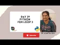 Day 29 Python for Loop 3 Accessing the index Iterate String List Tuple Dictionary Set