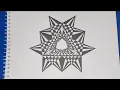 How To Draw Triangle Based Geometric Drawing On Paper