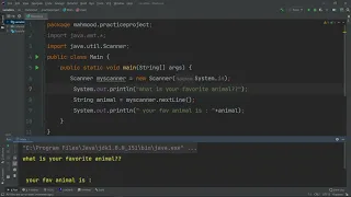 User Input Scanner Class Java Basics part 9 sohar university