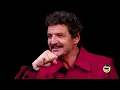Pedro Pascal Cries From His Head While Eating Spicy Wings | Hot Ones