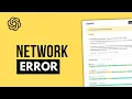How to Fix ChatGPT Network Error Bypass Long Prompt Timeouts