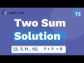 Two Sum TypeScript Solution - Leetcode