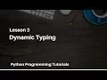 Python Programming Tutorials - 3