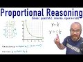 Proportional Relationships and Reasoning in Physics If X doubles what happens to Y
