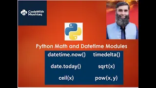 Python Math Datetime Modules