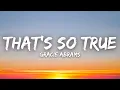 Download Lagu Gracie Abrams - That's So True (Lyrics)