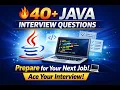 TOP 40 JAVA IMPORTANT CODING QUESTIONS Java Coding Challenge SDET Test Engineer Interview Prep