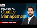 ACCA AA - Audit Assurance Quality management Escribir Academy