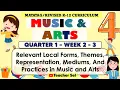 Download Lagu MUSIC AND ARTS 4 QUARTER 1 WEEK 2 - 3 MATATAG REVISED K-12 Relevant Local Forms, Themes