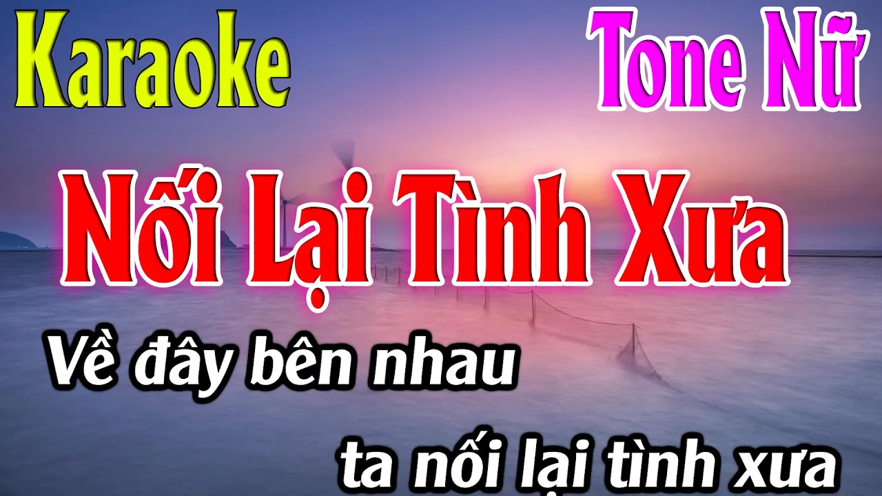 Nối Lại Tình Xưa Karaoke Tone Nữ ( Bm ) Beat Mới | Karaoke Lâm Organ