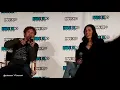 TJ Thyne with Michaela Conlin at Vancouver Fan Expo 2017 talking about being on Friends set