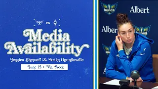 Jessica Shepard Arike Ogunbowale Media Availability vs Las Vegas Aces 6 15 26
