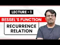 Bessel s Function Recurrence Relation of Bessel s Function Proofs