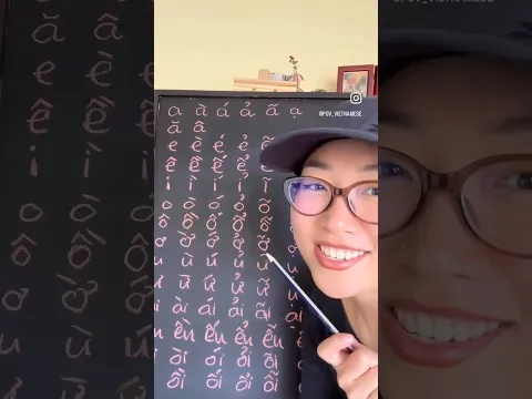 The 80 Vietnamese tonal vowel combinations