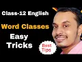Word Classes Easy Tricks Online Tuition by Shyam Sir
