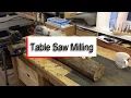 Mill Free Timber from Logs using your Table Saw