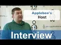 Applebee s Interview - Host