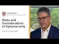 Risks and Considerations of Cybersecurity Harvard VPAL