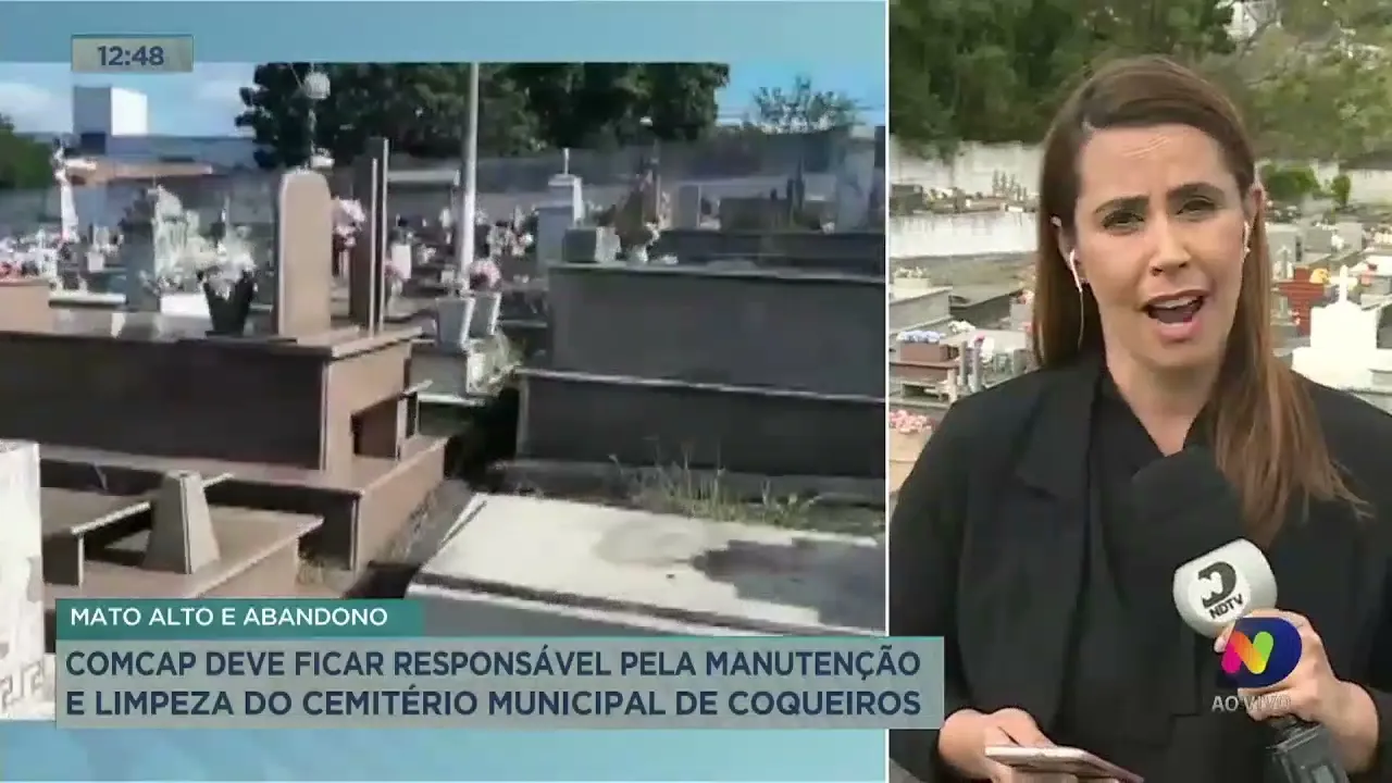 Comcap deve ficar responsável pela manutenção e limpeza do cemitério municipal de Coqueiros