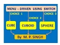 Menu Driven Program in Java Using Switch Statement Lesson 8