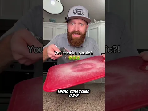 This man exposed plastic chopping board 🤯 !! #usa