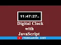 How to make Digital Clock with JavaScript JavaScript Project Digital clock html css java script