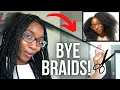 HOW TO Remove Box Braids WITHOUT BREAKAGE Retain Your Length