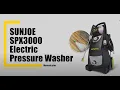 SUNJOE SPX3000 Electric Pressure Washer Safety Instructions General Safety