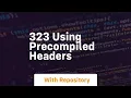 323 using precompiled headers