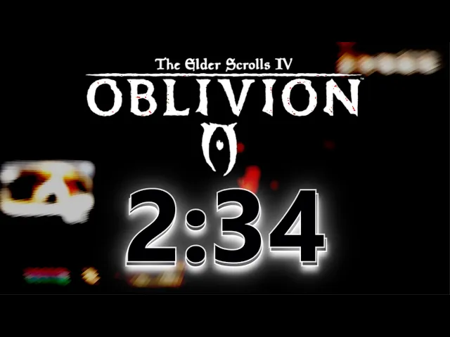 [WR] BEATING OBLIVION IN 2:34 (Any%) | TES IV Oblivion #speedrun