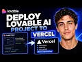 How To Deploy Lovable AI Project To Vercel 2026 Full Guide