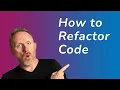 Refactoring code for better understandability