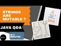 Is String Mutable Java Interview Questions