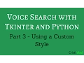 Voice Search with Tkinter and Python - 3