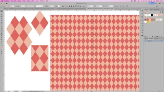 How To Create A Simple Diamond Repeat Pattern in Illustrator 2022