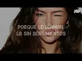 Alex Ponce, BLANKO - La Sin Sentimientos  (Letra)