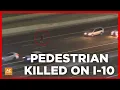 Man hit killed after running into traffic on I-10 in west Phoenix