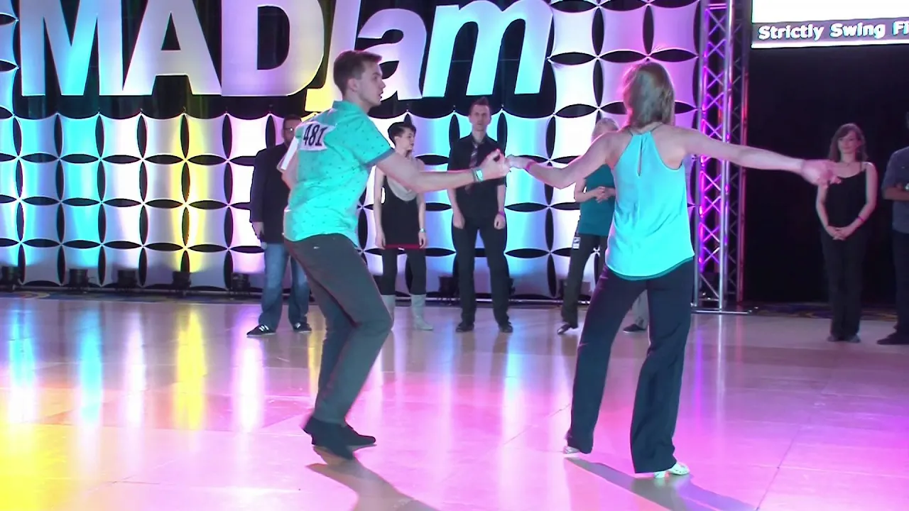 MADjam 2016 All Star Strictly Swing   Brandon Parker & Jenna Shimek