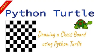 Python Program Turtle Module Chessboard