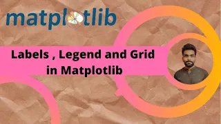Tutorial 3 Labels Legend Grid in Matplotlib
