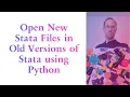 Open New Stata Files in Old Versions of Stata using Python