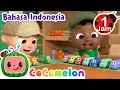 Belajar Menghitung! Sepuluh Bis Kecil | CoComelon Bahasa Indonesia - Lagu Anak Anak | Nursery Rhymes