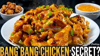 THE SECRET TO MAKING QUICK AND EASY CRISPY BANG BANG CHICKEN!!! YOU'LL LOVE IT IN ONE BITE!!! 🍗😋
