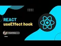 React useEffect Understanding Hooks and useEffect hook in React Complete React Tutorial Series