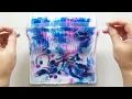 Download Lagu (1090) 2 Types of Decalcomania Painting Technique | Just Acrylic Paint \u0026 Water | Designer Gemma77